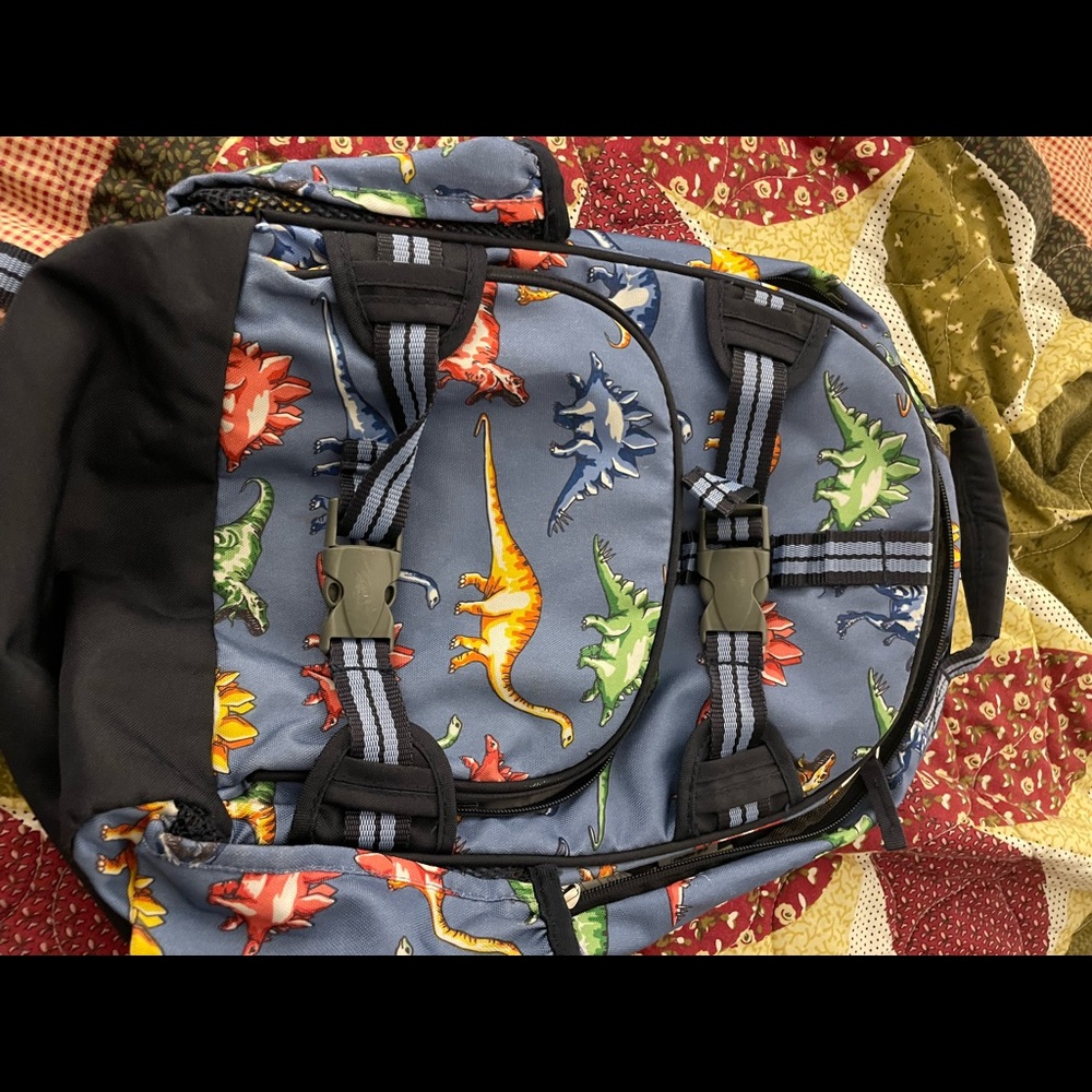 Pottery barn kids large size dinosaur backpack